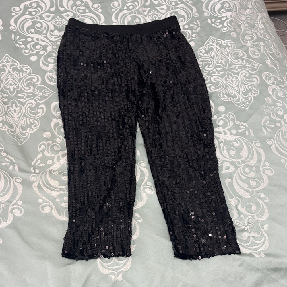 H&M Black Sequin Women's Pants